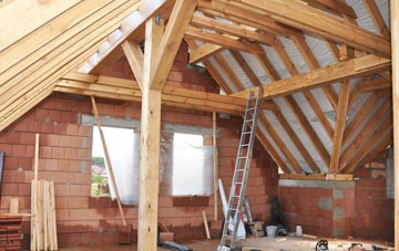 Knotty Green attic trusses